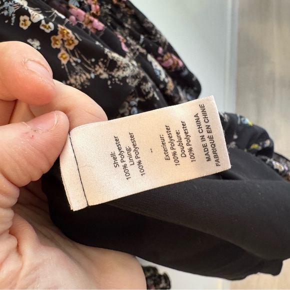 Cinq à Sept Black Floral Mini Dress - Picture 13 of 13